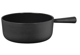 Stöckli Classic Käsefonduecaquelon 24 cm schwarz
