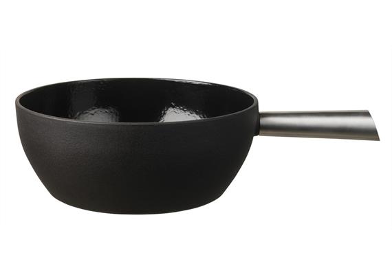 Stöckli Elegance Käsefonduecaquelon 24 cm schwarz Stöckli Elegance Käsefonduecaquelon 24 cm schwarz
