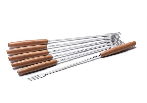 Stöckli Fonduegabeln Holzgriff 6 Stück Stöckli Fonduegabeln Holzgriff 6 Stück