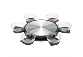 Stöckli Planetarium Fonduekarussell mit Glasschale