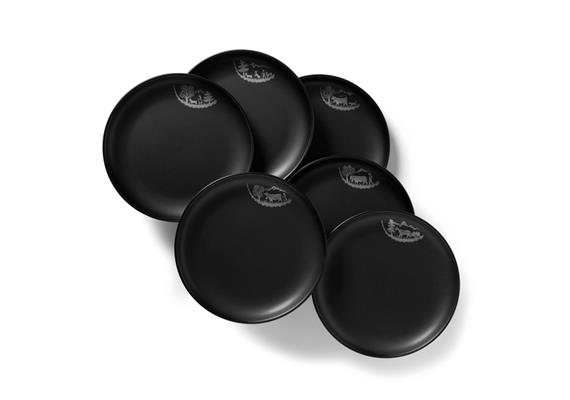 Stöckli Tradition Fondueteller 6 Stk. schwarz