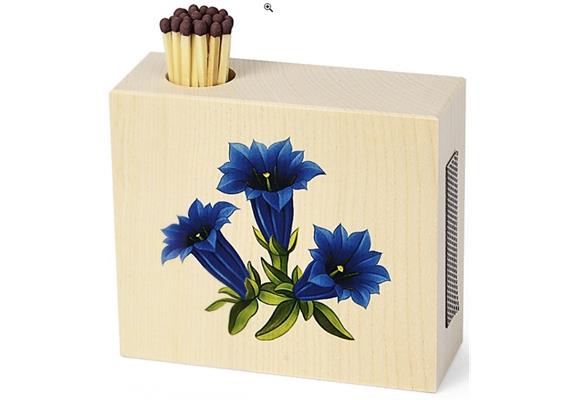 Streichholzhalter Enzian