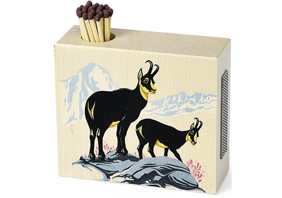 Streichholzhalter Gemse