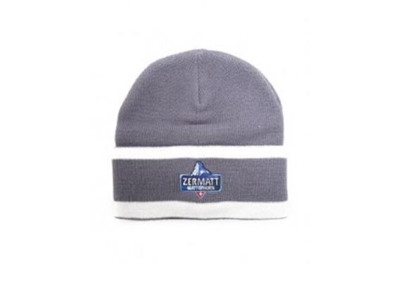 Strickkappe Zermatt grau Strickkappe Zermatt grau