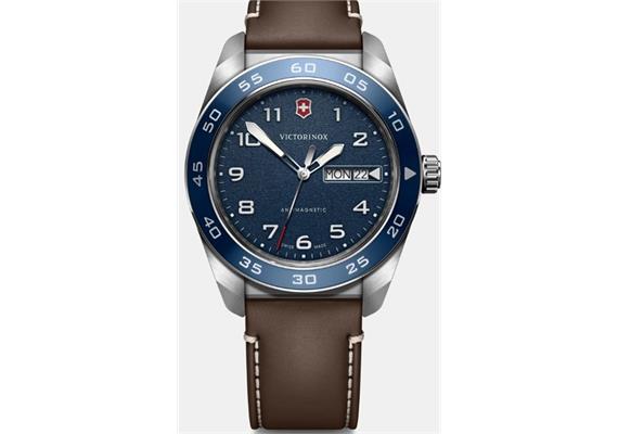 Swiss Army 42, SIR, BLE dial, BRN leather str