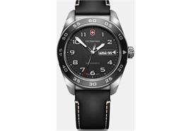 Swiss Army 42, SIR, BLK dial, BLK leather str