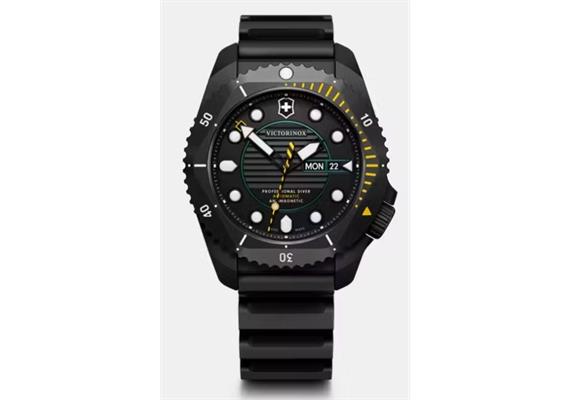 Swiss Army Dive Pro Auto 43, BLK, BLK dial, BLK ru