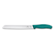 Swiss Classic, Brotmesser, 21cm, wellen, grün, blister
