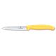 Swiss Classic, Gemüsemesser, 10cm, gerade, mittelspitz, gelb