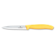 Swiss Classic, Gemüsemesser, 10cm, wellen, mittelspitz, gelb