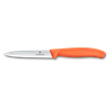 Swiss Classic, Gemüsemesser, 10cm, wellen, mittelspitz, orange