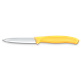 Swiss Classic, Gemüsemesser, 8cm, gerade, mittelspitz, gelb