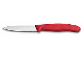Swiss Classic, Gemüsemesser, 8cm, gerade, mittelspitz, rot