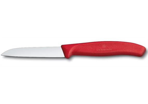 Swiss Classic, Gemüsemesser, 8cm, gerade, rot