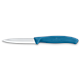 Swiss Classic, Gemüsemesser, 8cm, wellen, mittelspitz, blau