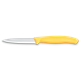 Swiss Classic, Gemüsemesser, 8cm, wellen, mittelspitz, gelb