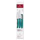 Swiss Classic, Gemüsemesser Set mit I-Schäler, 3tlg, grün, box