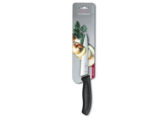 Swiss Classic, Kochmesser, 15cm, gerade, schwarz in Blister Swiss Classic, Kochmesser, 15cm, gerade, schwarz in Blister