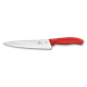Swiss Classic, Kochmesser, 19cm, gerade, rot, blister