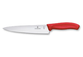 Swiss Classic, Kochmesser, 19cm, gerade, rot, blister