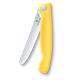 Swiss Classic, Picknick Messer, 11cm, wellen, gelb, box