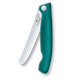 Swiss Classic, Picknick Messer, 11cm, wellen, grün, box