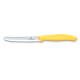 Swiss Classic, Tomaten & Tafelmesser, 11cm, wellen, gelb