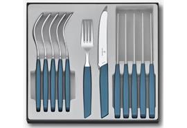 Swiss Modern Besteck-Set, 12-teilig, kornblumen-blau, Tomatenmesser