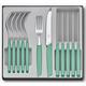 Swiss Modern Besteck-Set, 12-teilig,mint-grün, Tomatenmesser