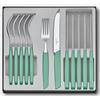 Swiss Modern Besteck-Set, 12-teilig,mint-grün, Tomatenmesser