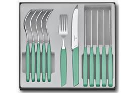Swiss Modern Besteck-Set, 12-teilig,mint-grün, Tomatenmesser