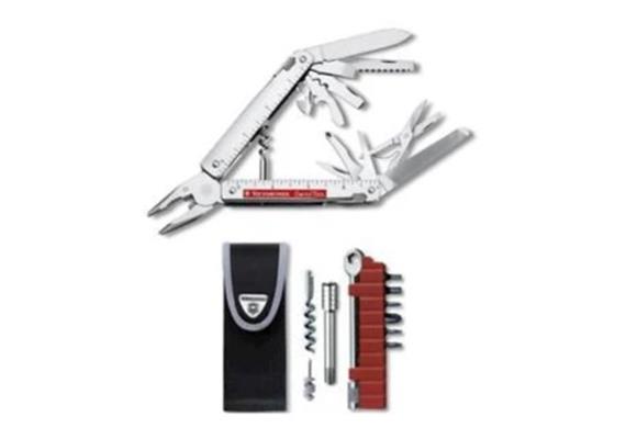 SwissTool CS Plus in Lederetui SwissTool CS Plus in Lederetui