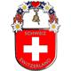 Switzerland Glocke Magnet mit Blumenkranz
