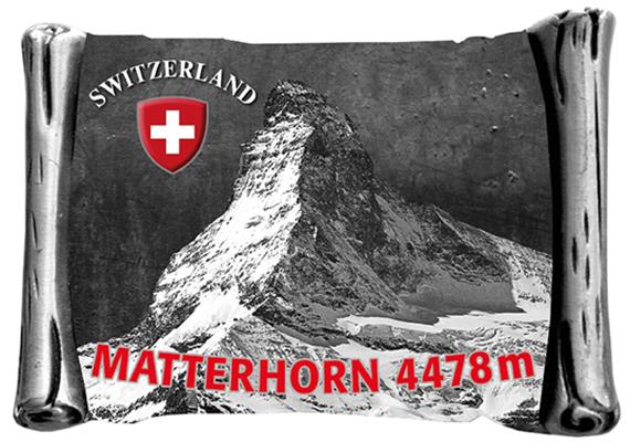 Switzerland Matterhorn Herz silber MGK4030