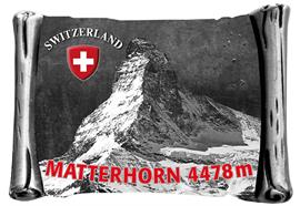 Switzerland Matterhorn Herz silber MGK4030