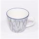 Tasse Haynan Zen (navy-rim-navy, Streifen)