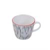 Tasse Haynan Zen (navy-rim-red, Streifen)