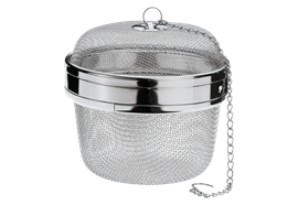 Tee- und Gewürzkugel mit Kette und Haken ø 10.5 cm