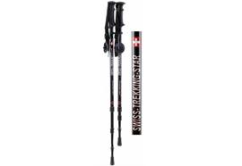 Telescope-Stockpaar 3-tlg, gef. schwarz "Swiss Tre