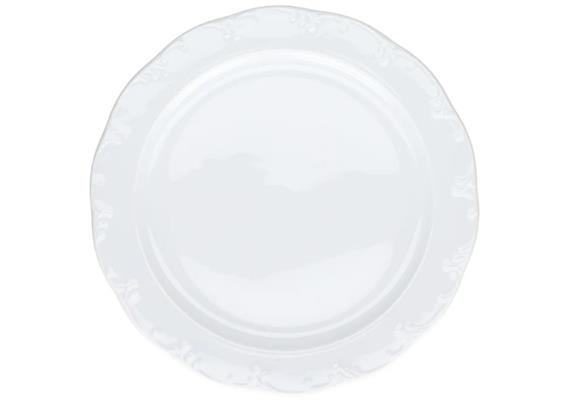 Teller flach Monbijou (Rosenthal) uni weiss, 22 cm Teller flach Monbijou (Rosenthal) uni weiss, 22 cm