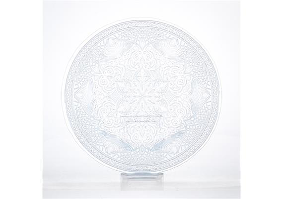 Teller flach Pradesh m. Fahne 30 cm