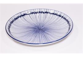 Teller Haynan Zen (navy-rim-navy, s, Streifen)