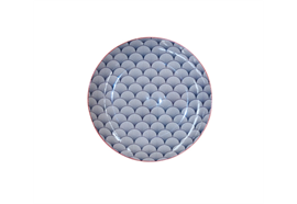 Teller Haynan Zen (navy-rim-red, m, Fächer)