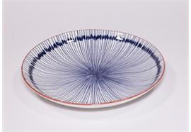 Teller Haynan Zen (navy-rim-red, s, Streifen)