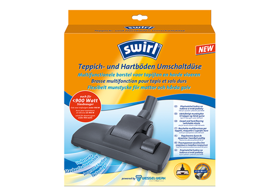 Teppich und Hartböden Umschalltdüse swirl