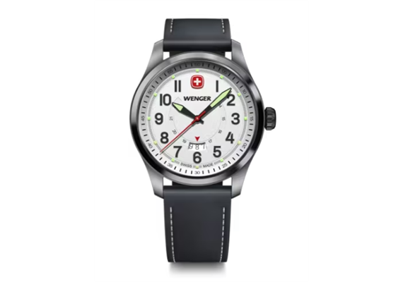 Terragraph 43, BKI, WHE dial, BLK Leather str