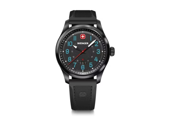 Terragraph 43, BLK, BLK dial, BLK silicone str
