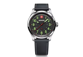 Terragraph 43, SIR, BLK dial, BLK leather str