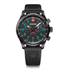 Terragraph Chrono 43, BLK, BLK dial, BLK silicone