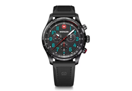 Terragraph Chrono 43, BLK, BLK dial, BLK silicone